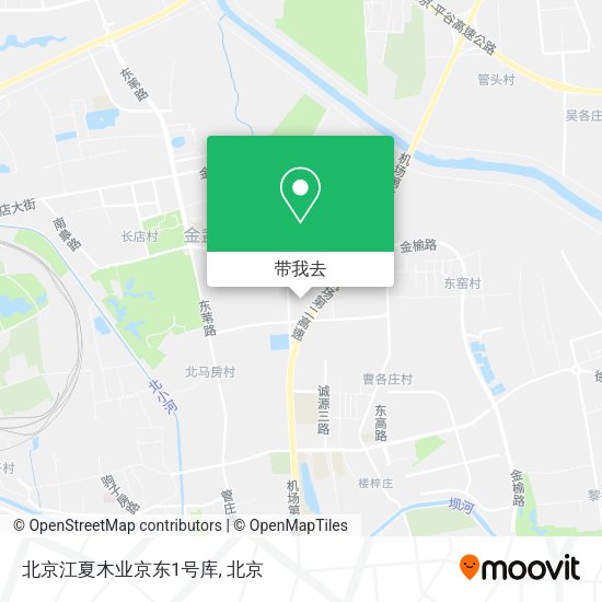 北京江夏木业京东1号库地图