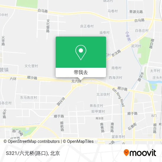 S321/六元桥(路口)地图
