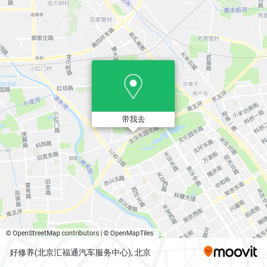 好修养(北京汇福通汽车服务中心)地图