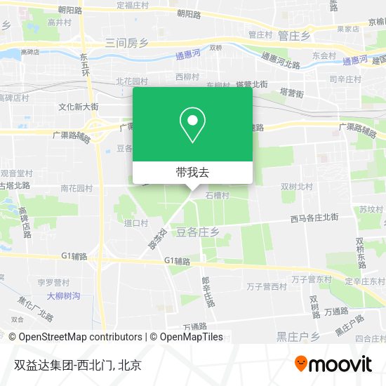 双益达集团-西北门地图