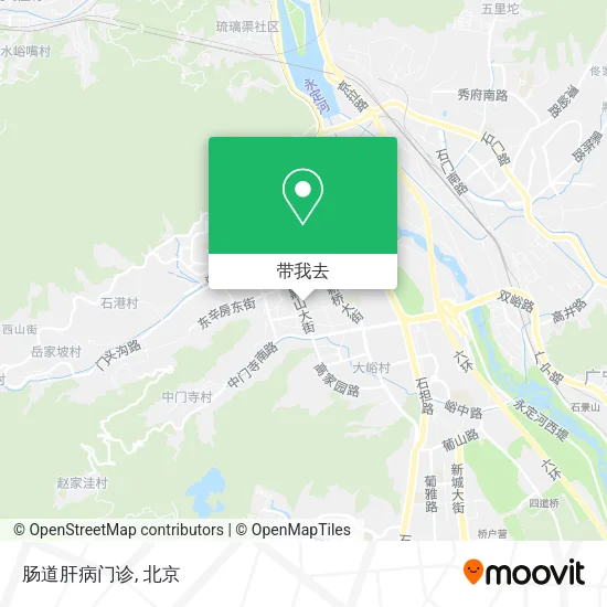 肠道肝病门诊地图