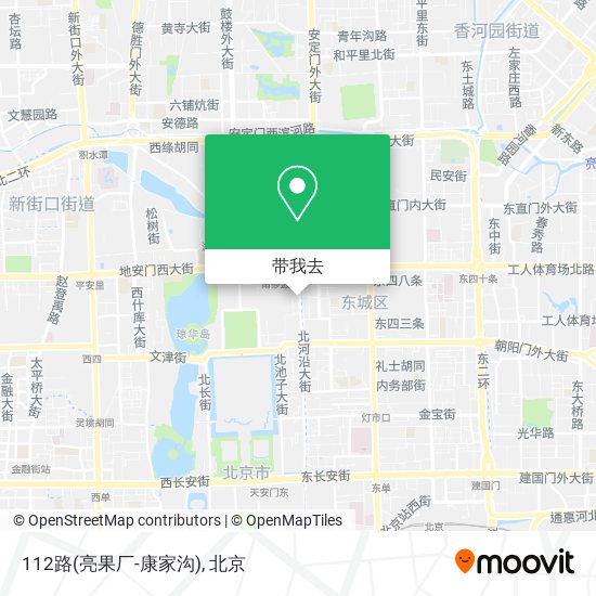 112路(亮果厂-康家沟)地图