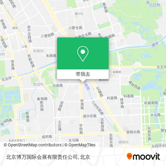 北京博万国际会展有限责任公司地图