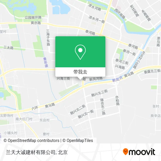 兰天大诚建材有限公司地图