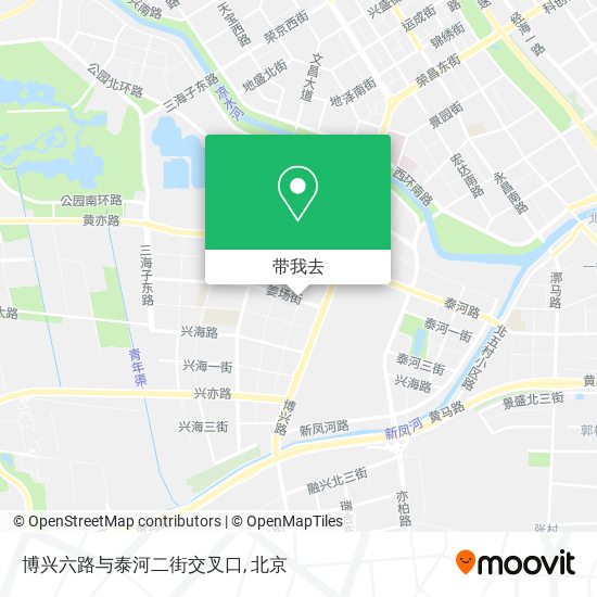 博兴六路与泰河二街交叉口地图