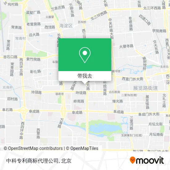 中科专利商标代理公司地图
