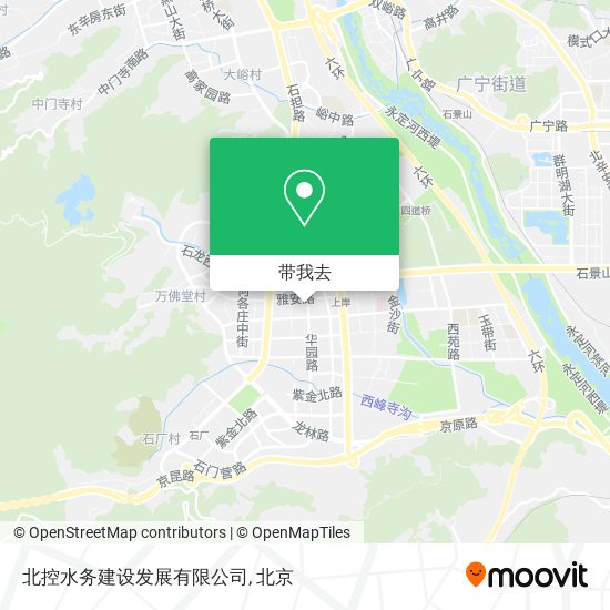 北控水务建设发展有限公司地图