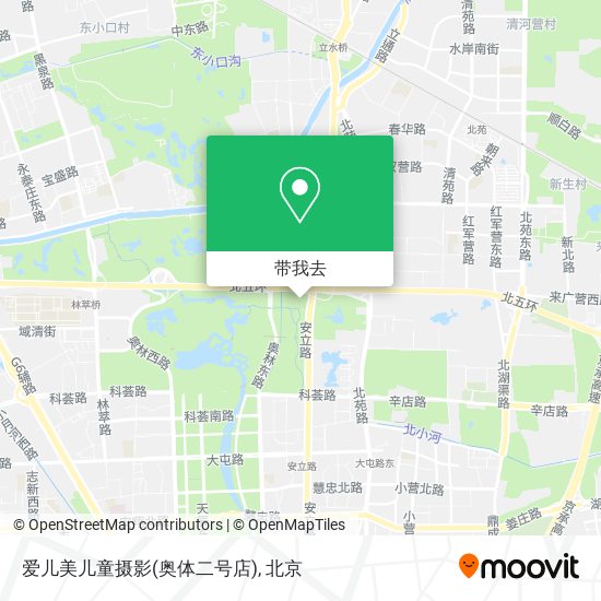 爱儿美儿童摄影(奥体二号店)地图