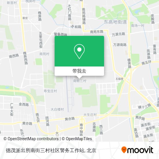 德茂派出所南街三村社区警务工作站地图