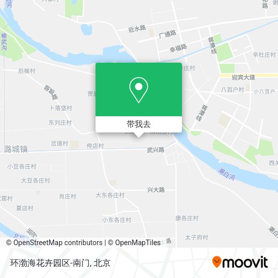 环渤海花卉园区-南门地图