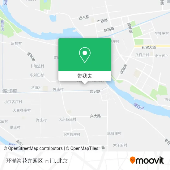 环渤海花卉园区-南门地图