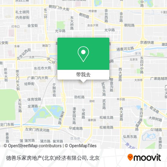 德善乐家房地产(北京)经济有限公司地图