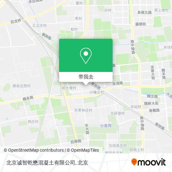 北京诚智乾懋混凝土有限公司地图