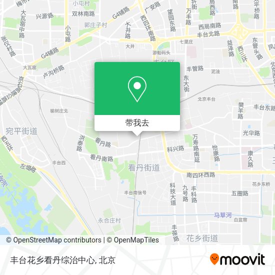 丰台花乡看丹综治中心地图