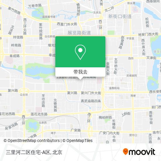 三里河二区住宅-A区地图
