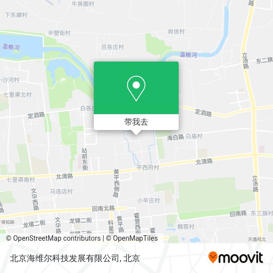 北京海维尔科技发展有限公司地图