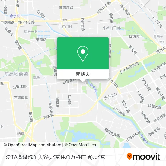 爱TA高级汽车美容(北京住总万科广场)地图
