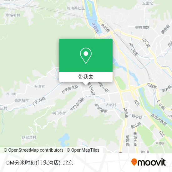DM分米时刻(门头沟店)地图