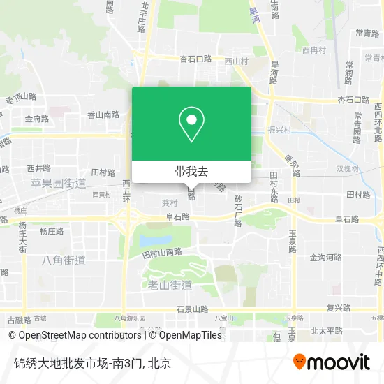锦绣大地批发市场-南3门地图