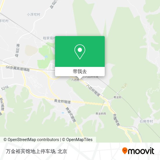 万金裕宾馆地上停车场地图
