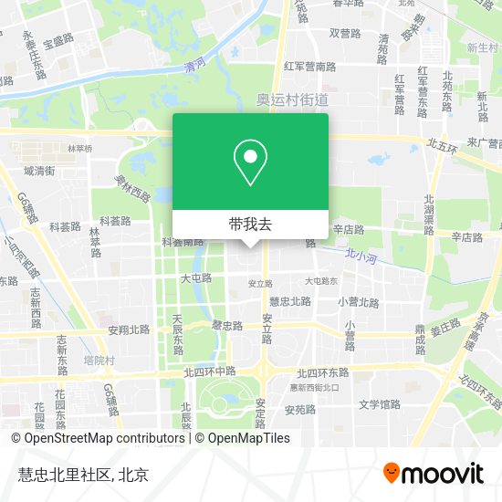 慧忠北里社区地图