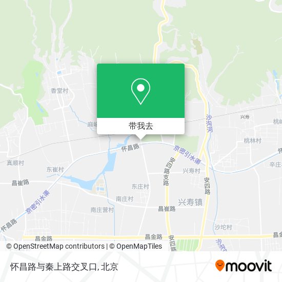 怀昌路与秦上路交叉口地图