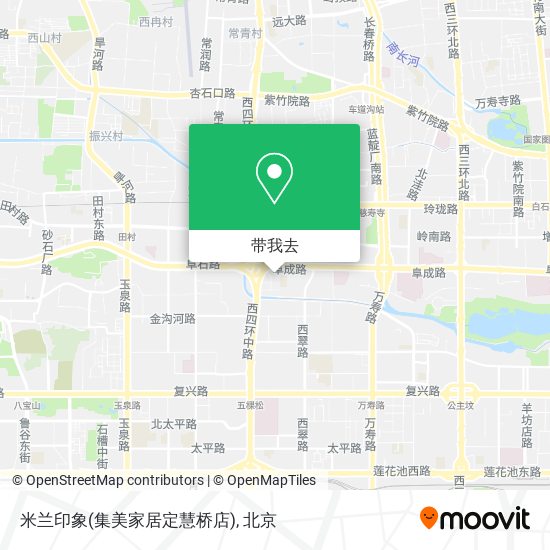 米兰印象(集美家居定慧桥店)地图