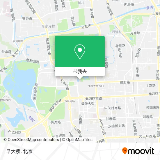 早大樱地图