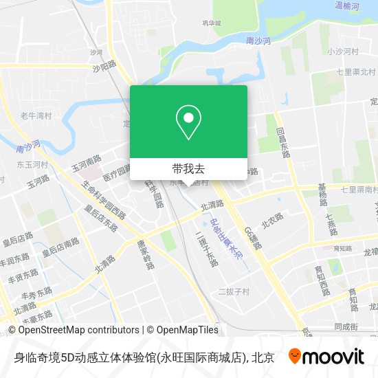 身临奇境5D动感立体体验馆(永旺国际商城店)地图