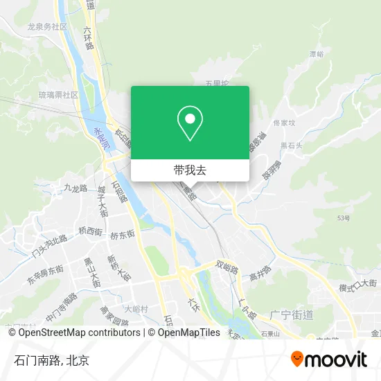 石门南路地图