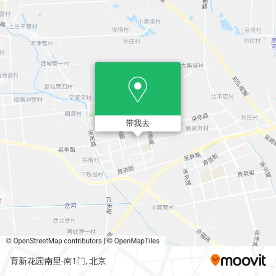 育新花园南里-南1门地图