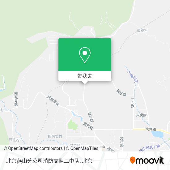 北京燕山分公司消防支队二中队地图