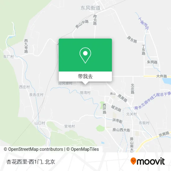 杏花西里-西1门地图