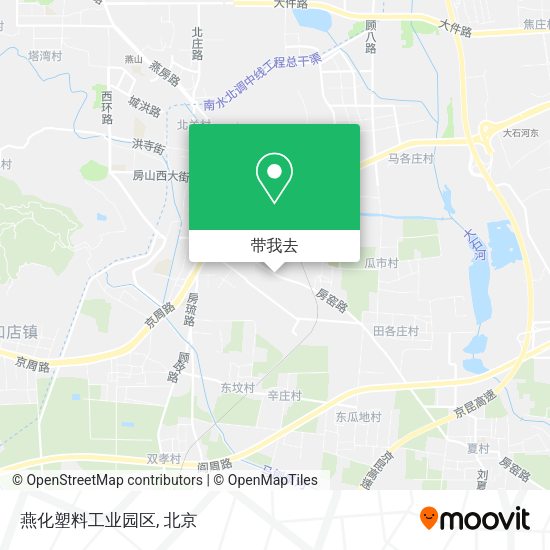 燕化塑料工业园区地图
