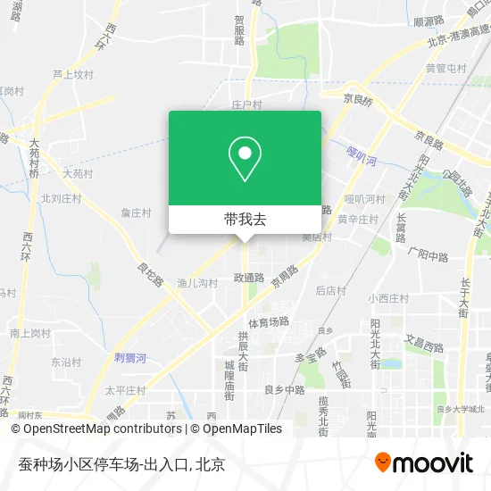 蚕种场小区停车场-出入口地图