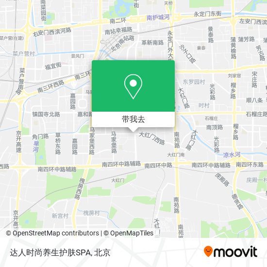 达人时尚养生护肤SPA地图