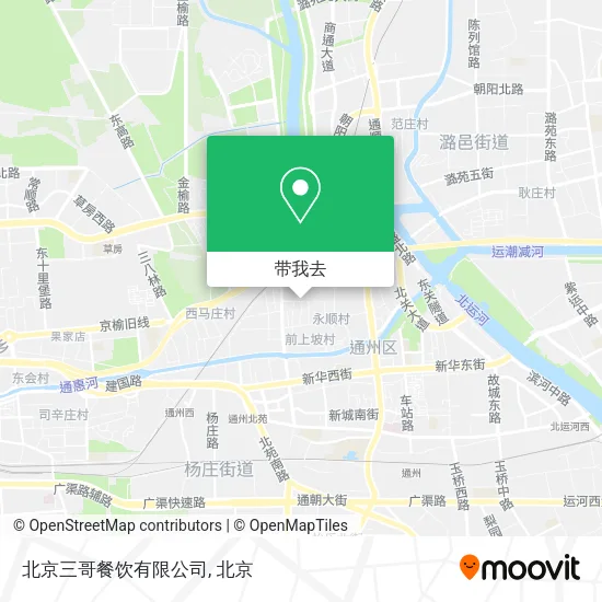 北京三哥餐饮有限公司地图