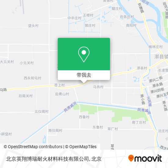 北京英翔博瑞耐火材料科技有限公司地图