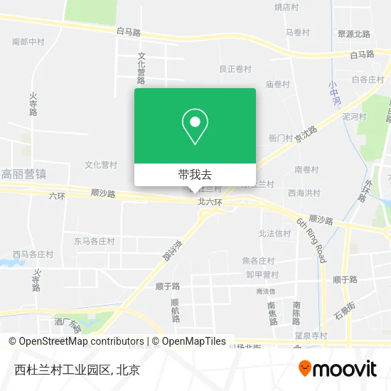 西杜兰村工业园区地图