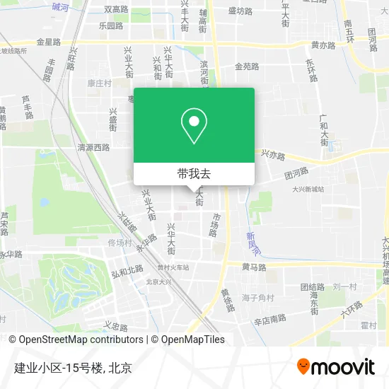 建业小区-15号楼地图