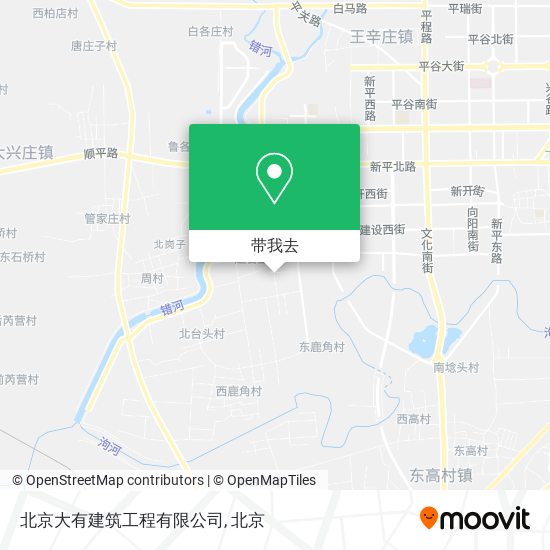 北京大有建筑工程有限公司地图