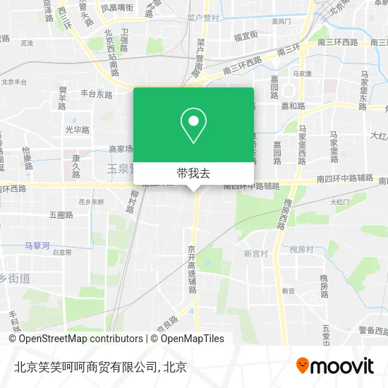 北京笑笑呵呵商贸有限公司地图
