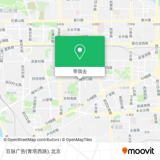 百脉广告(青塔西路)地图