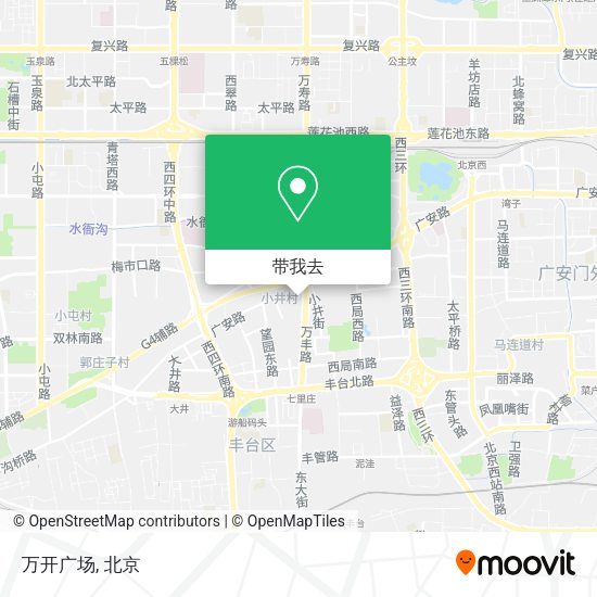 万开广场地图