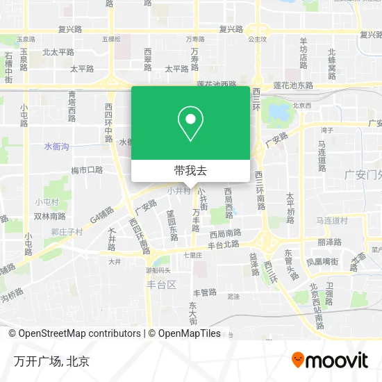 万开广场地图