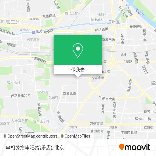串相缘撸串吧(怡乐店)地图