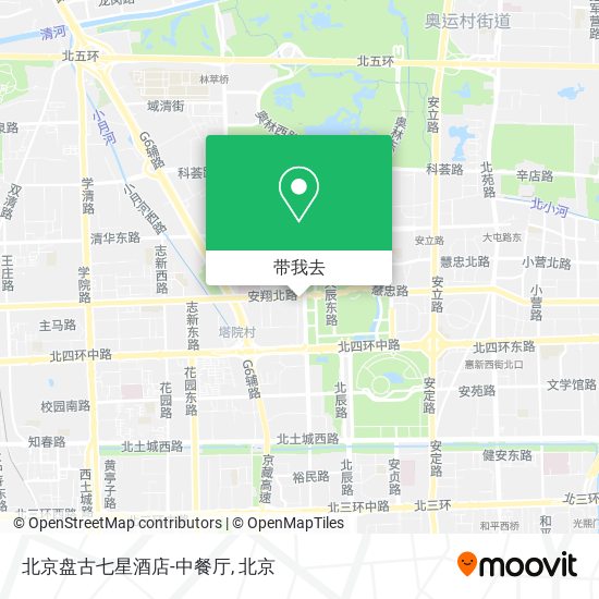 北京盘古七星酒店-中餐厅地图
