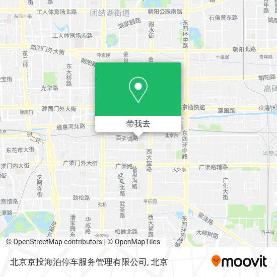 北京京投海泊停车服务管理有限公司地图