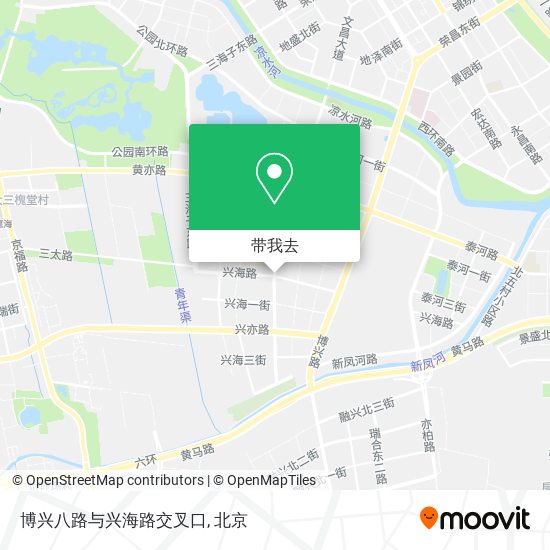 博兴八路与兴海路交叉口地图