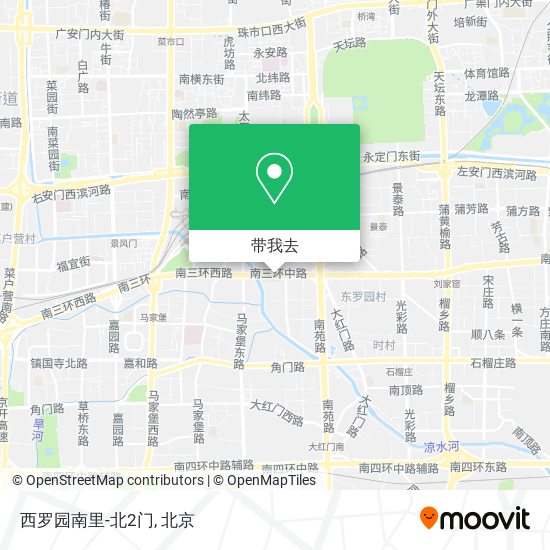 西罗园南里-北2门地图